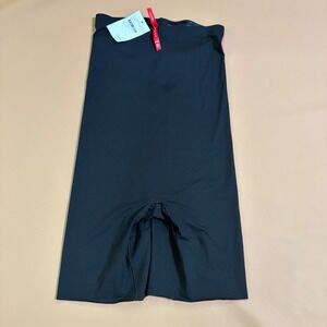 Spanx Thinstincts High-Waisted Mid-Thigh Short Very Black 10006R Womens Medium